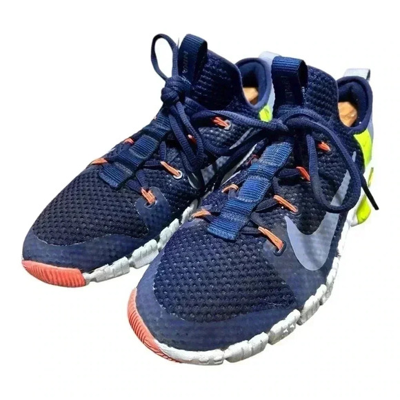 NIKE Men’s Free Metcon 3 'Blackened Blue Ashen Slate' CJ0861 400 Sneaker. Sz 10 - Picture 3 of 9